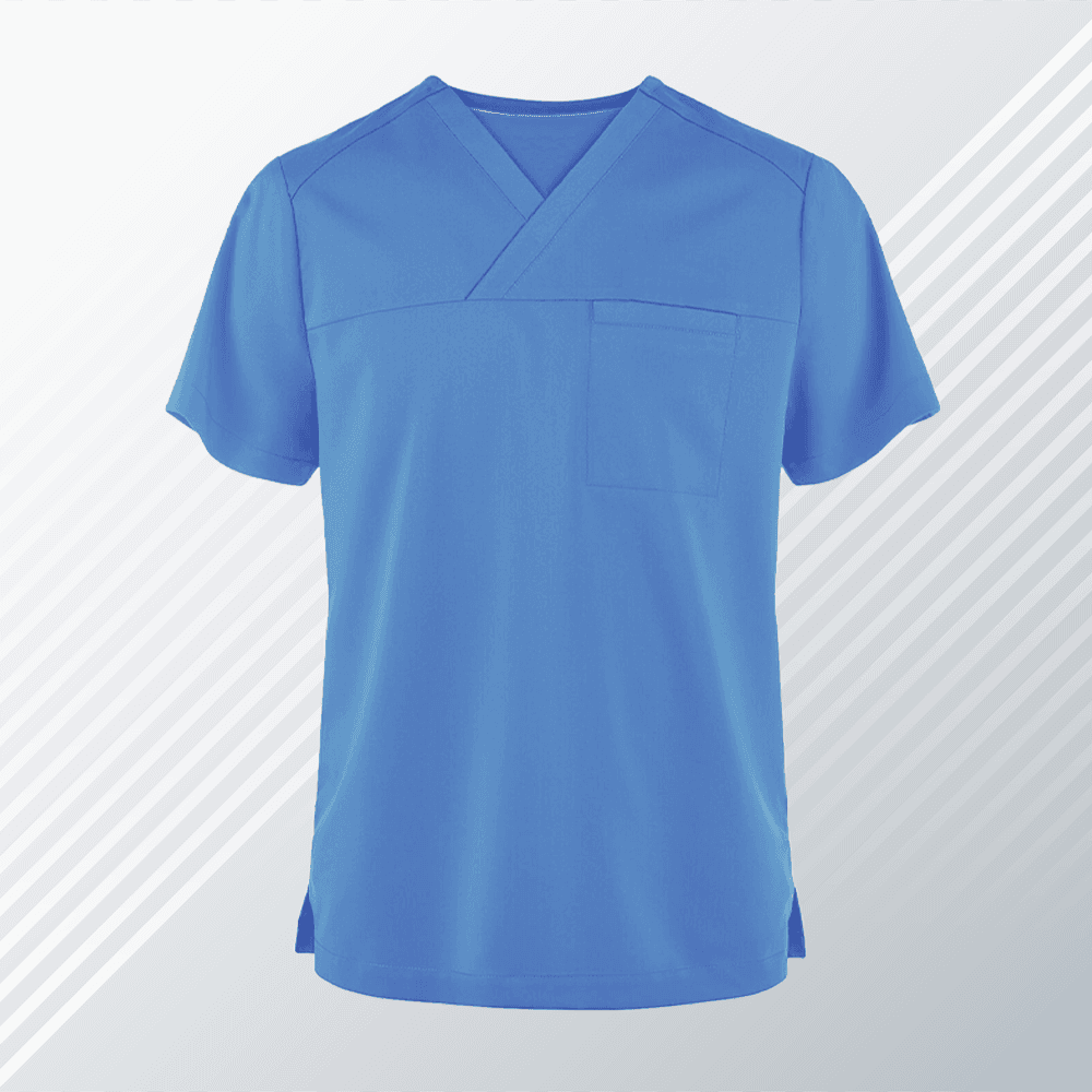 Surgical Top MINDIN - Light Blue - men's medical tops