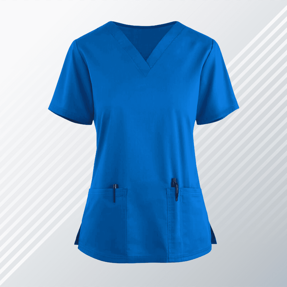 Surgical Top MINDIN - Bayer - Blue - women's medical tops