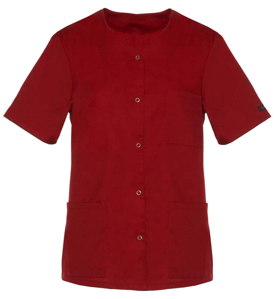 Medical Blouse Sabrina Red - women's medical blouses