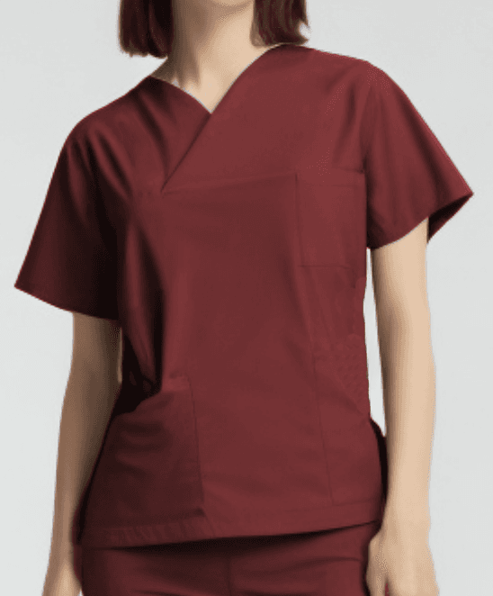 Burgundy LITE-MAX Surgical Blouse - surgical blouses