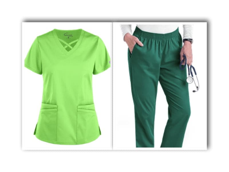 Medical Set Karry Green - women's medical set