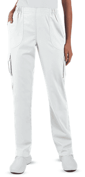 Medical Trousers Nebus Four Pockets White - women's medical trousers