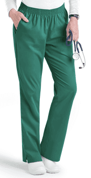 Medical Trousers Waist Two Pockets Gumka Green - women's medical trousers
