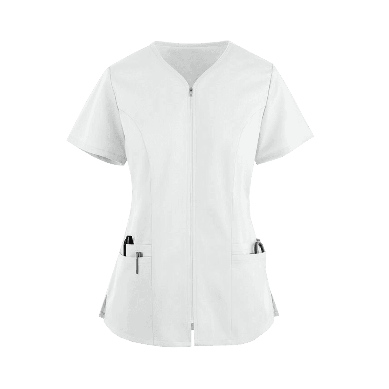 Medical Jacket Biun White - women's medical tops