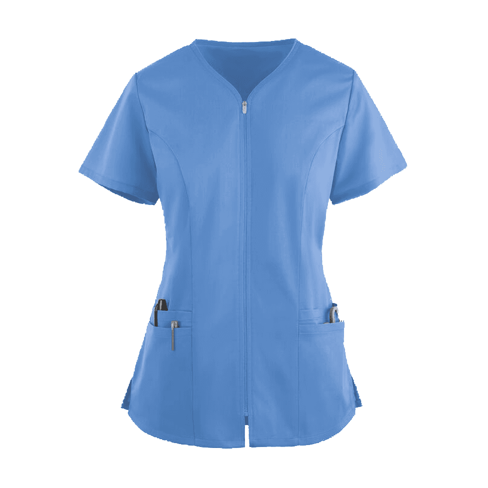 Medical Jacket Biun Light Blue - women's medical blouses